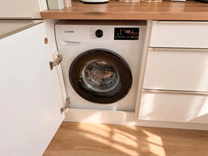 Voll ausgestattete Küche – Apartment mit eigener Waschmaschine