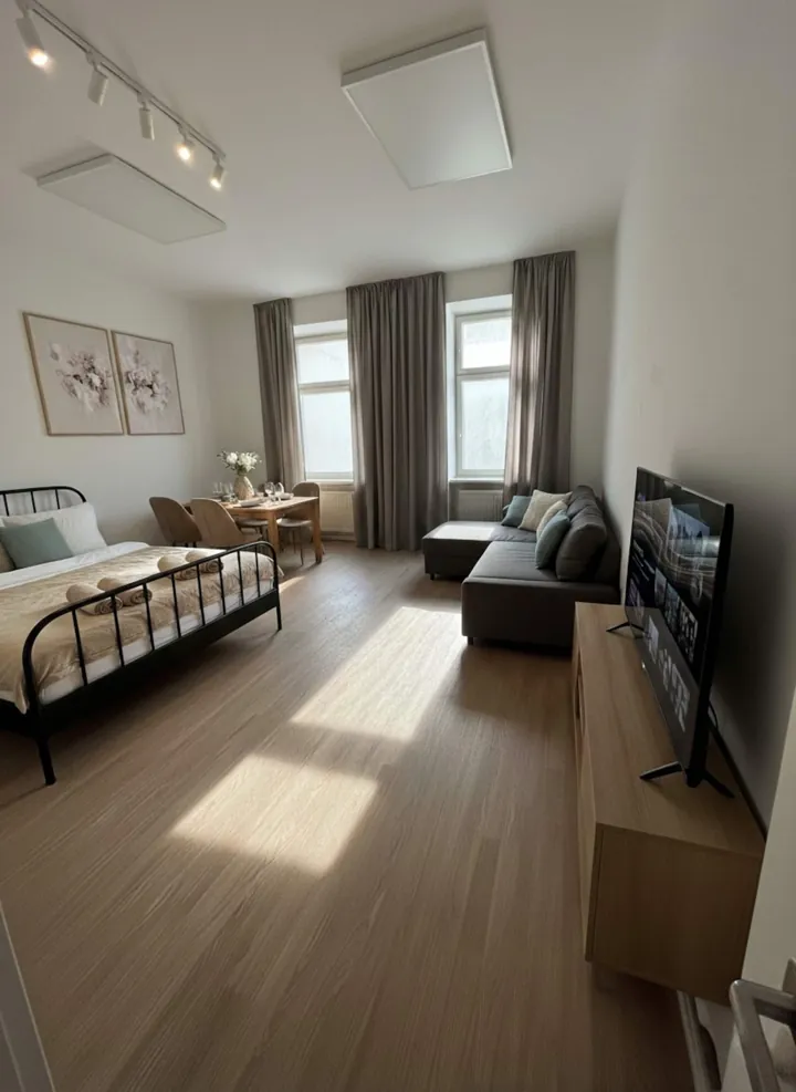 Schlafzimmer 2 – Großzügiges Zwei-Zimmer-Apartment