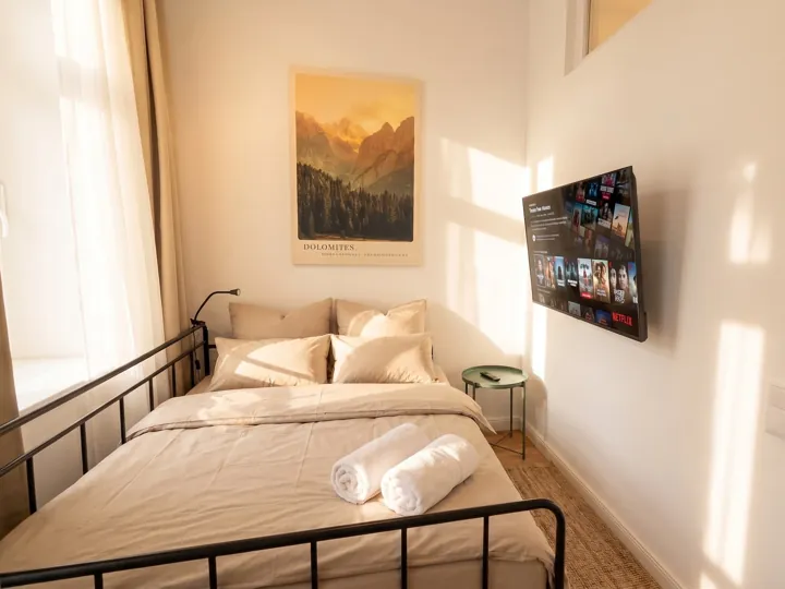 Schlafzimmer 2 – Kompaktes Zwei-Zimmer-Apartment